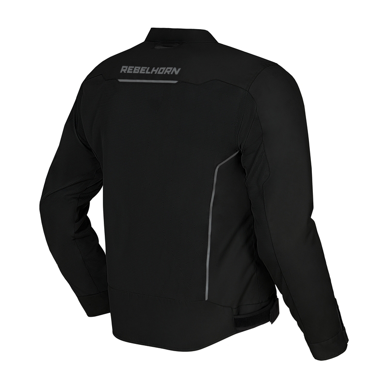 Rebelhorn Wave zwart motorjack