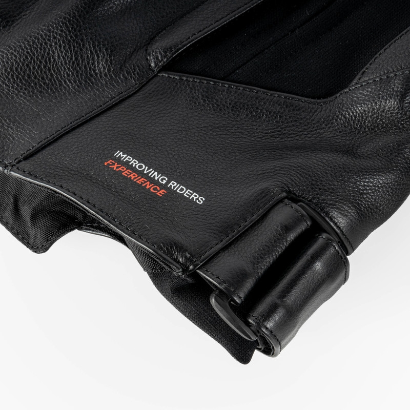 Rebelhorn Veloce leren motorjack zwart-wit