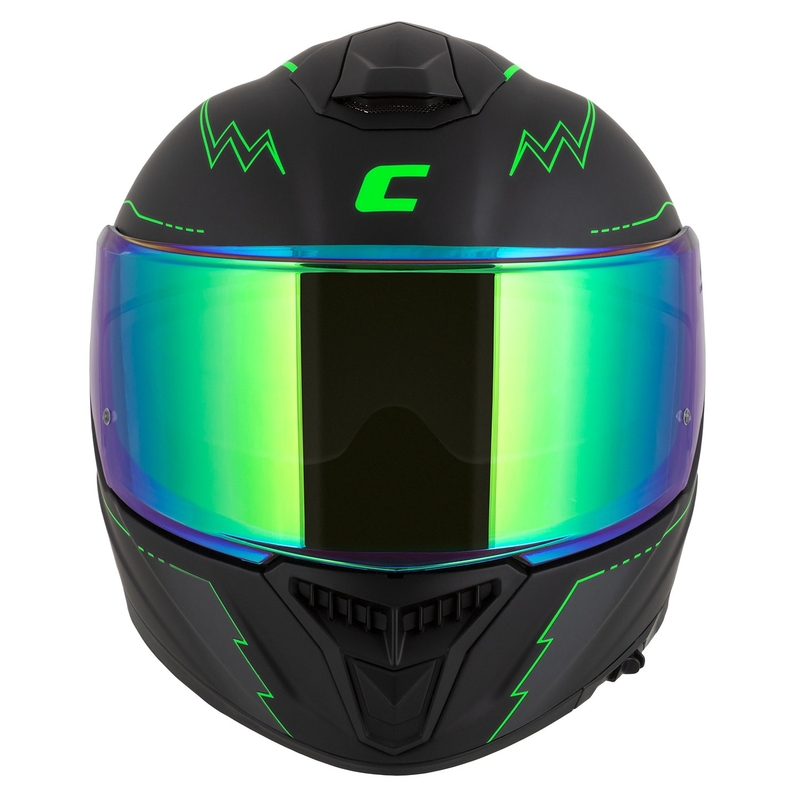 Integral motorhelm Cassida Integral GT 2.1 Flash zwart-fluogroen-grijs