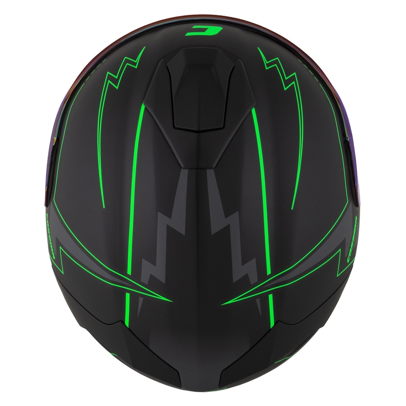 Integral motorhelm Cassida Integral GT 2.1 Flash zwart-fluogroen-grijs