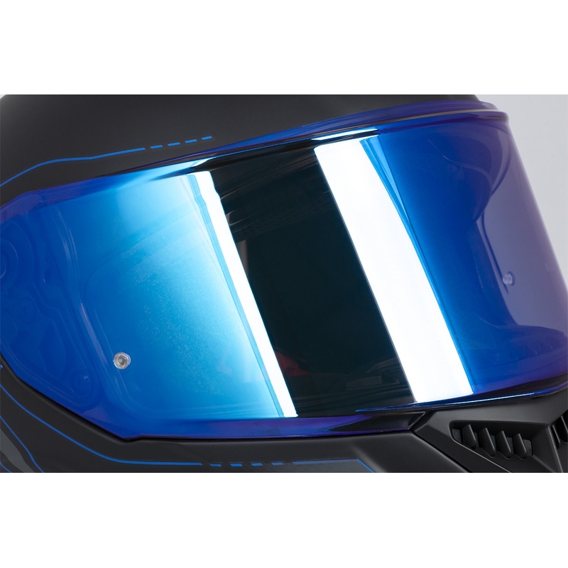 Integral motorhelm Cassida Integral GT 2.1 Flash zwart-blauw-grijs