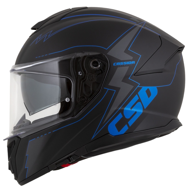 Integral motorhelm Cassida Integral GT 2.1 Flash zwart-blauw-grijs