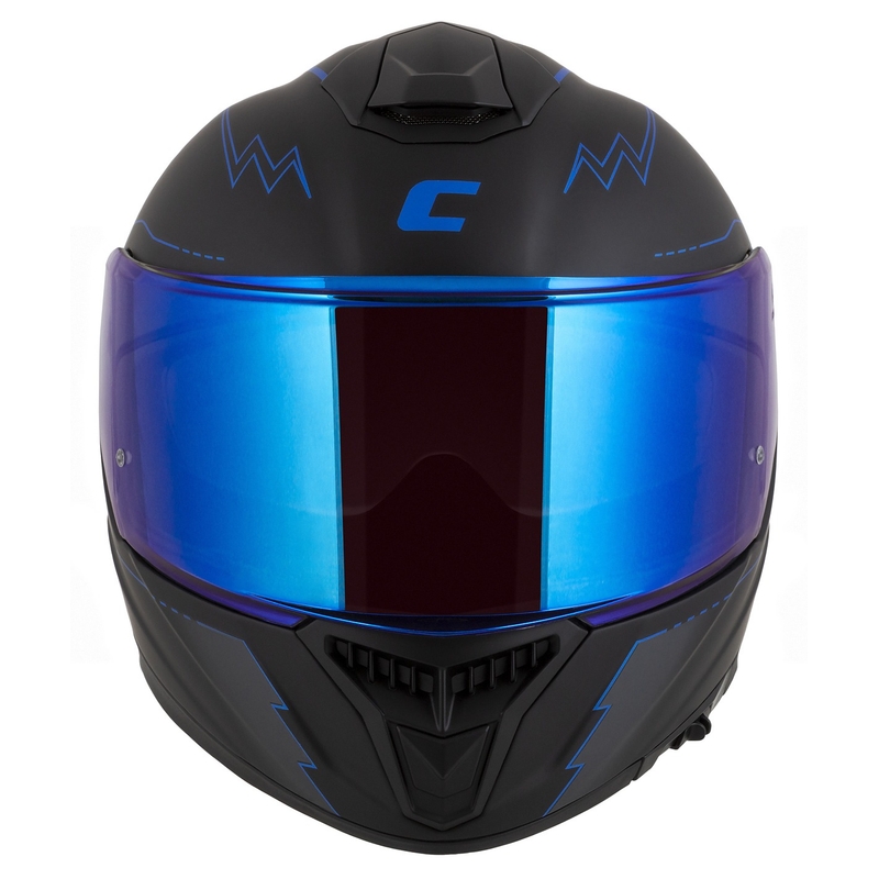Integral motorhelm Cassida Integral GT 2.1 Flash zwart-blauw-grijs