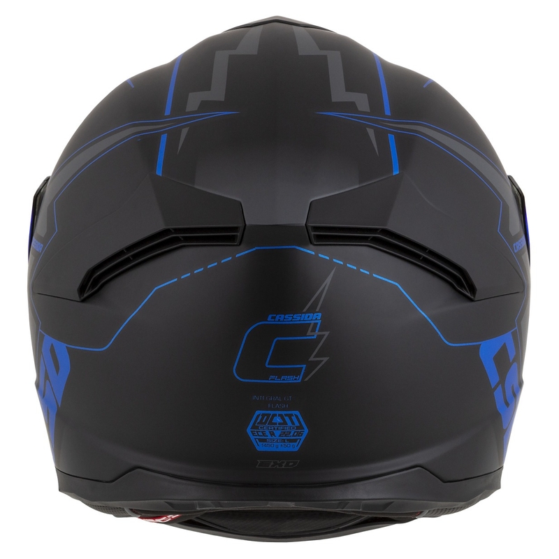 Integral motorhelm Cassida Integral GT 2.1 Flash zwart-blauw-grijs