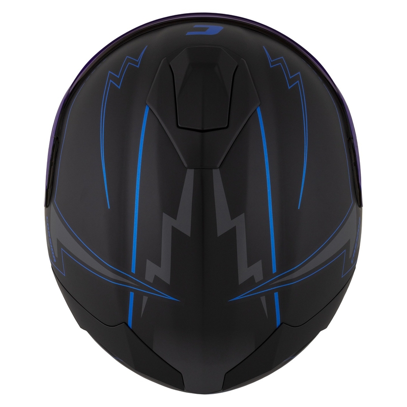 Integral motorhelm Cassida Integral GT 2.1 Flash zwart-blauw-grijs