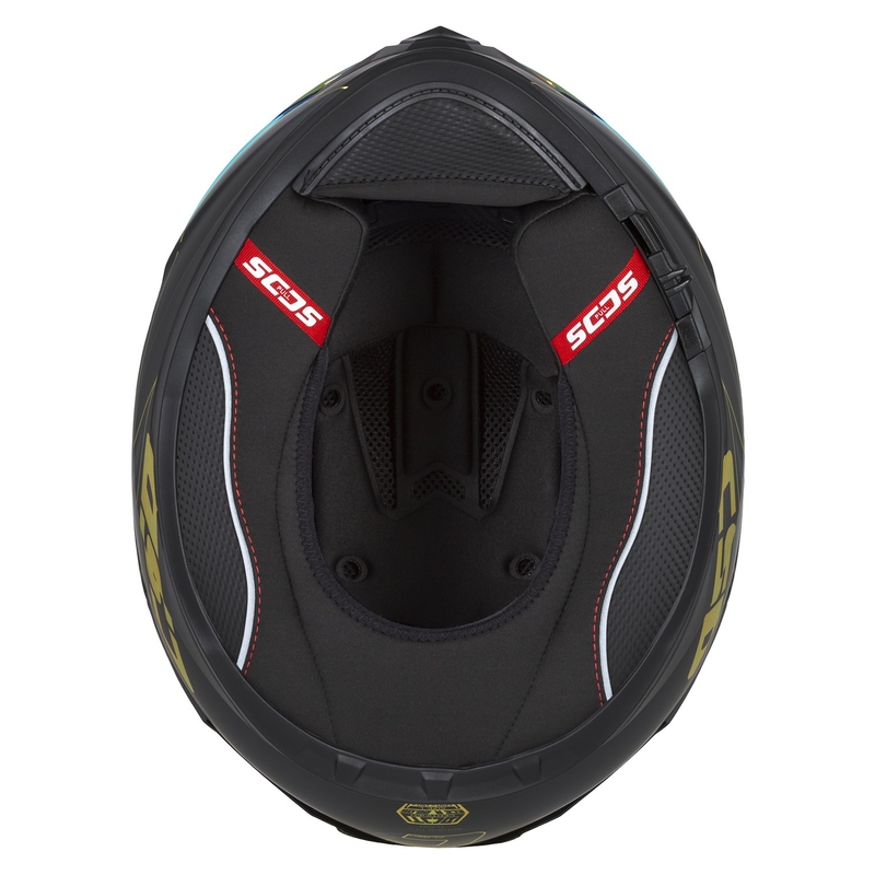 Cassida Integral GT 2.1 Flash zwart-goud-grijs motorhelm