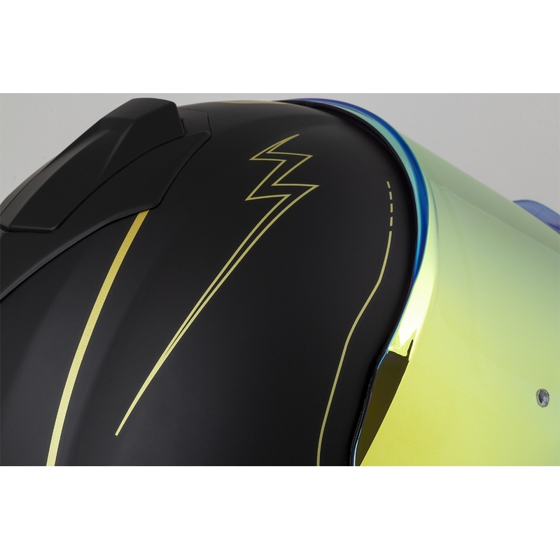 Cassida Integral GT 2.1 Flash zwart-goud-grijs motorhelm