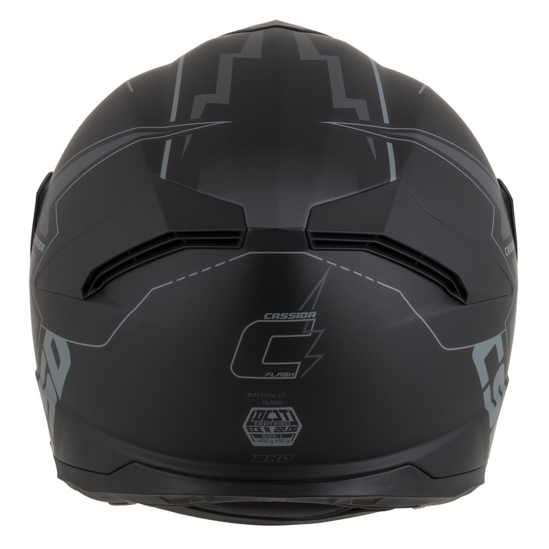 Cassida Integral GT 2.1 Flash Zwart-Grijs Integrale Motorfietshelm