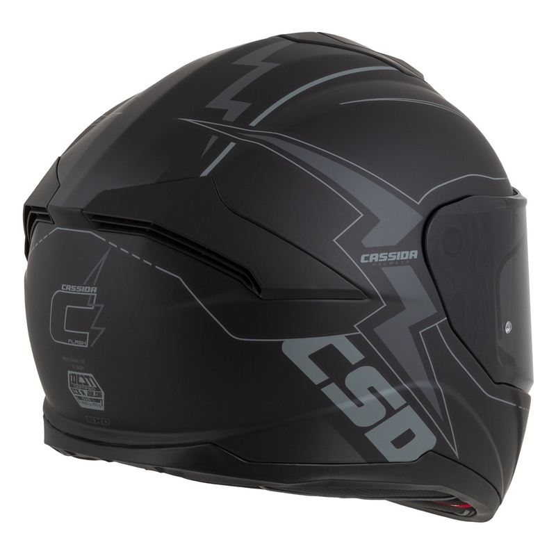 Cassida Integral GT 2.1 Flash Zwart-Grijs Integrale Motorfietshelm