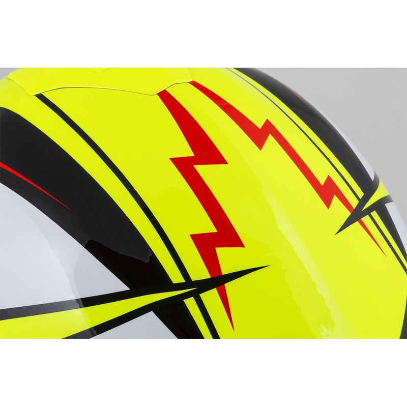 Integral motorhelm Cassida Integral GT 2.1 Flash fluo geel-rood-zwart-wit