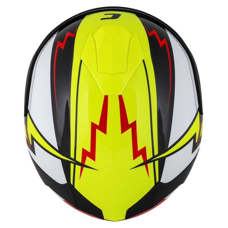 Integral motorhelm Cassida Integral GT 2.1 Flash fluo geel-rood-zwart-wit