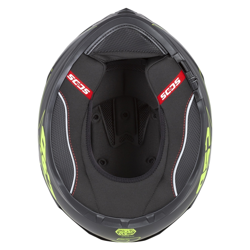 Integral motorhelm Cassida Integral GT 2.1 Flash zwart-fluo geel-grijs