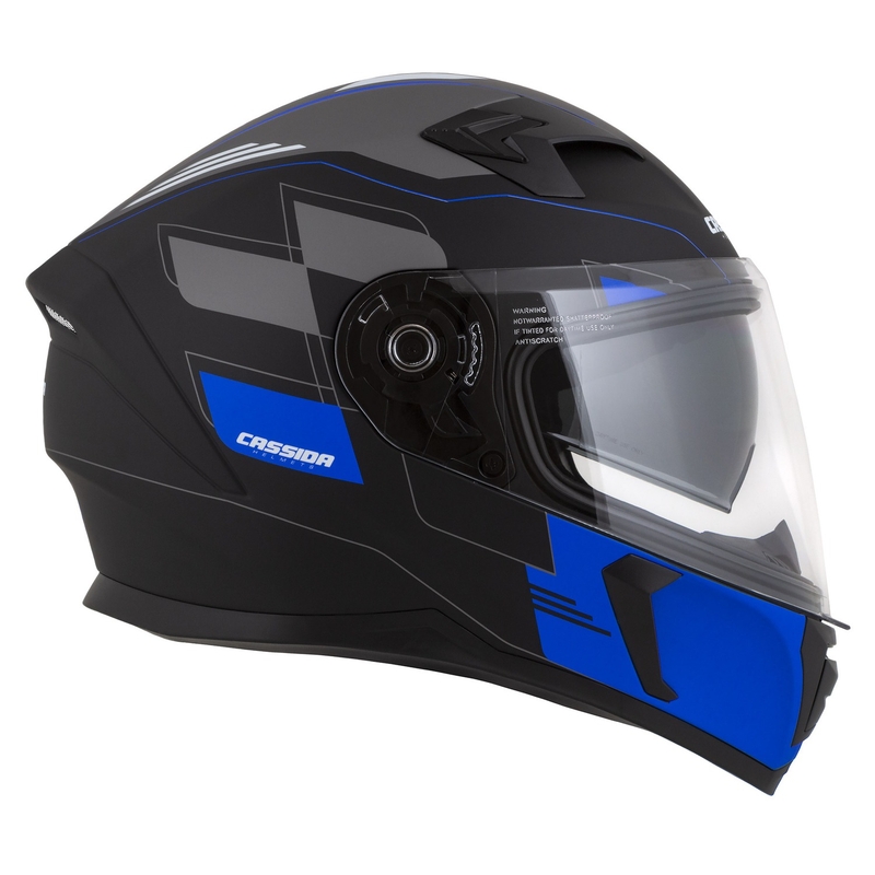 Integraalhelm Cassida Integral 3.0 RoxoR zwart-grijs-blauw