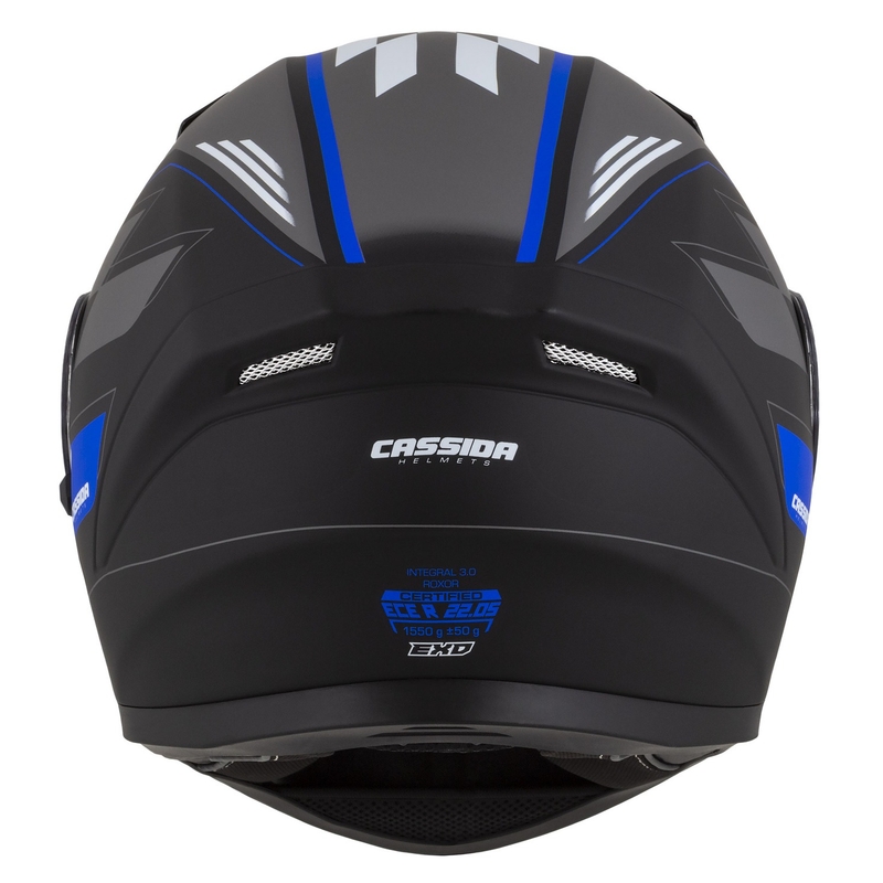 Integraalhelm Cassida Integral 3.0 RoxoR zwart-grijs-blauw