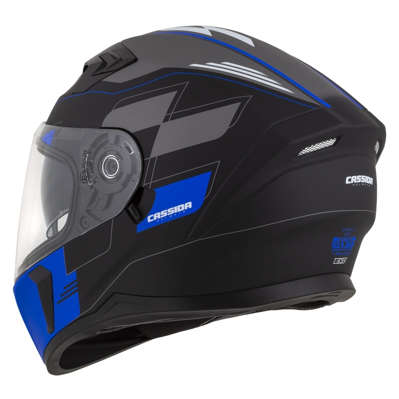 Integraalhelm Cassida Integral 3.0 RoxoR zwart-grijs-blauw