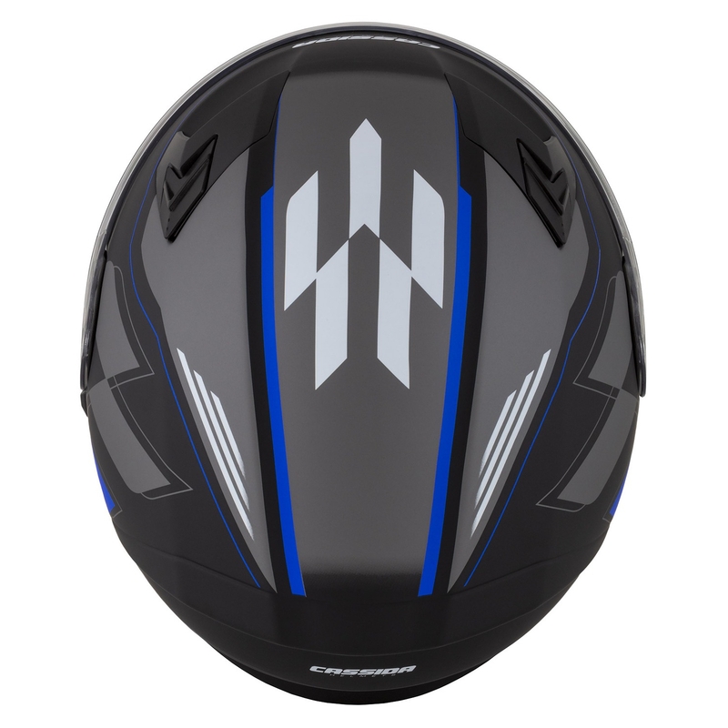 Integraalhelm Cassida Integral 3.0 RoxoR zwart-grijs-blauw