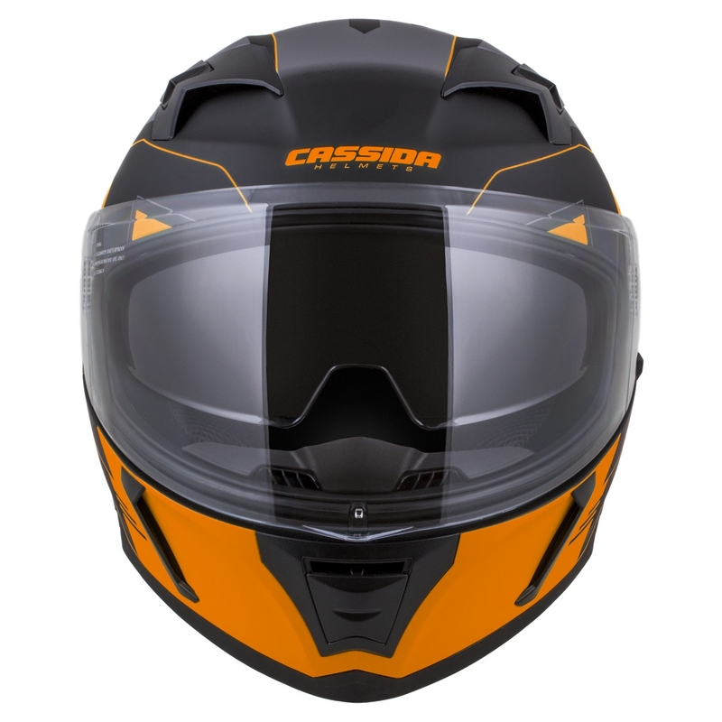 Integraalhelm Cassida Integral 3.0 RoxoR zwart-oranje