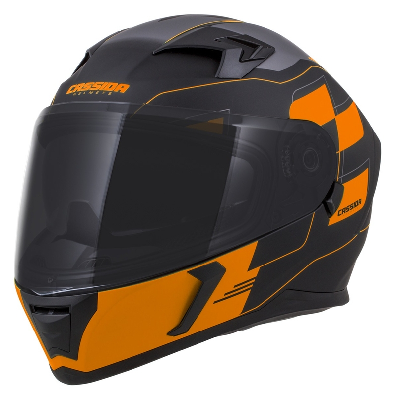 Integraalhelm Cassida Integral 3.0 RoxoR zwart-oranje