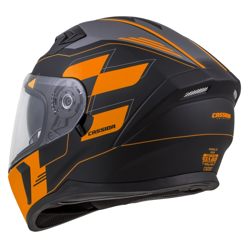 Integraalhelm Cassida Integral 3.0 RoxoR zwart-oranje