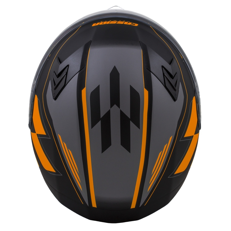 Integraalhelm Cassida Integral 3.0 RoxoR zwart-oranje