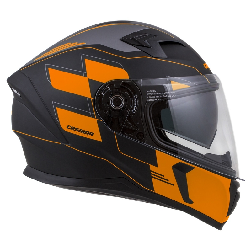 Integraalhelm Cassida Integral 3.0 RoxoR zwart-oranje