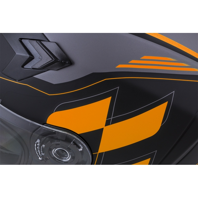 Integraalhelm Cassida Integral 3.0 RoxoR zwart-oranje