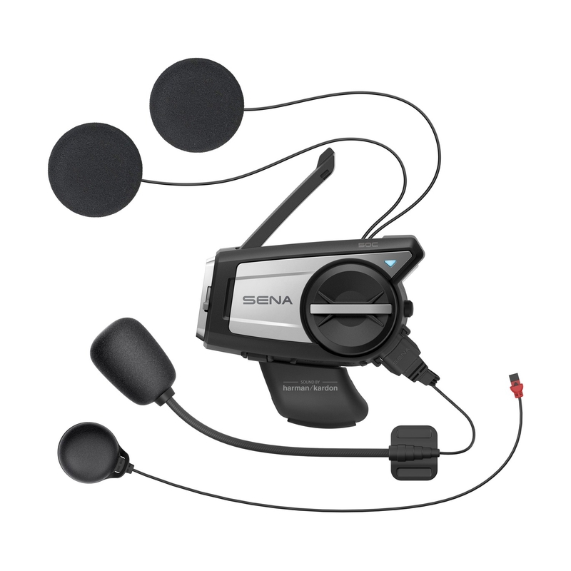 Mesh headset SENA 50C met 4K camera