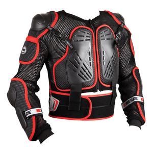 Kinder bodyprotector Emerze EM5 zwart-rood