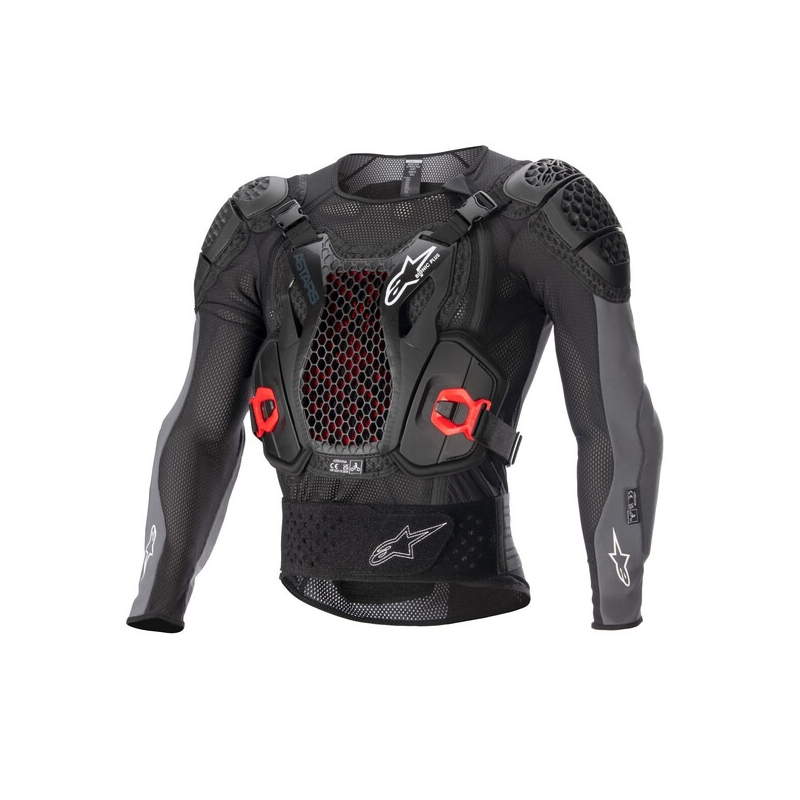 Alpinestars Bionic Plus 2 zwart-grijs-rode bodyprotector