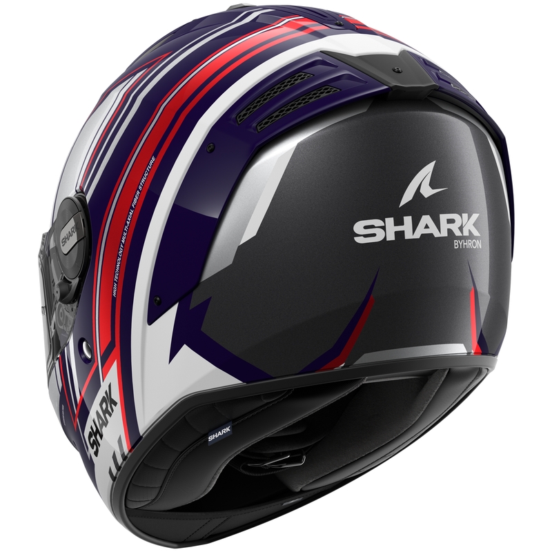 Integraalhelm SHARK SPARTAN RS Byhron blauw-rood-grijs uitverkoop