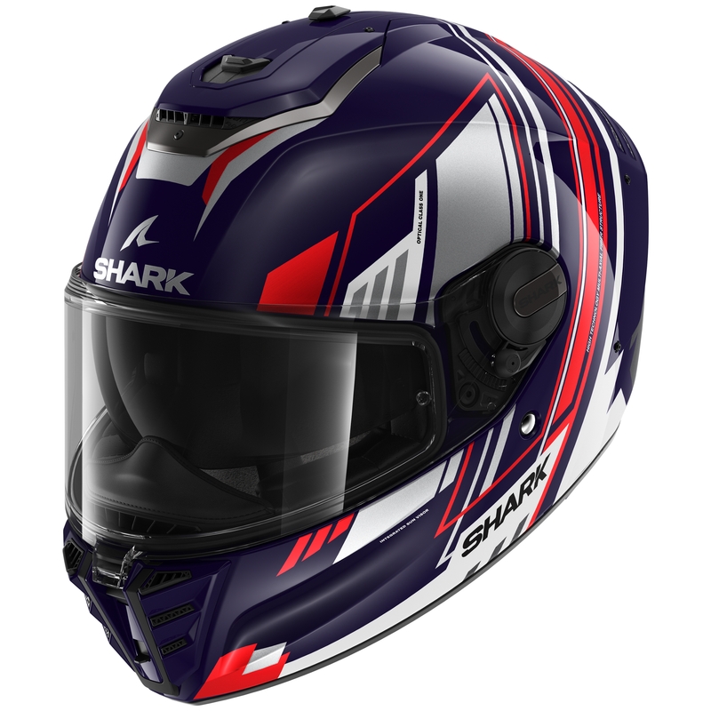 Integraalhelm SHARK SPARTAN RS Byhron blauw-rood-grijs uitverkoop