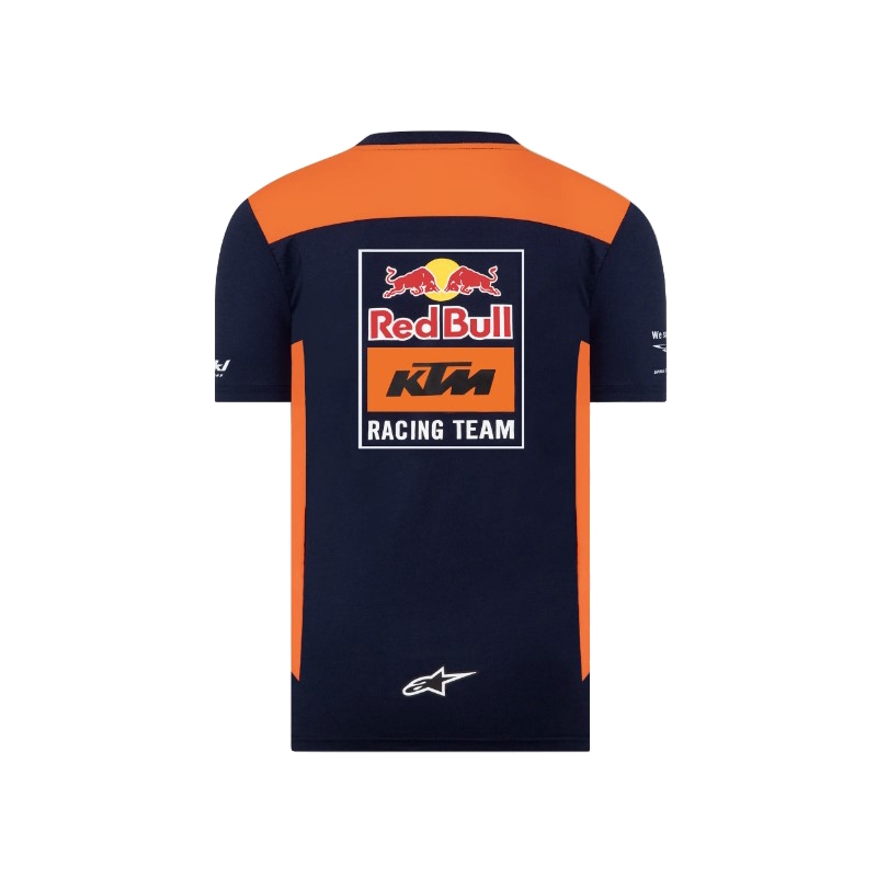 Kinder T-shirt KTM Red Bull Racing Official Teamline blauw-oranje