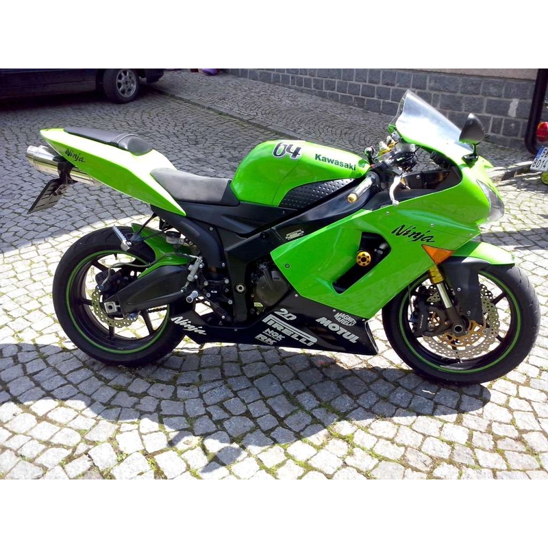 Kawasaki ZX-6R (05-06) zonder kuipmodificatie Pijl