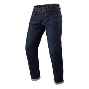 Revit Lewis Selvedge TF Donkerblauw Cropped Motorcycle Jeans