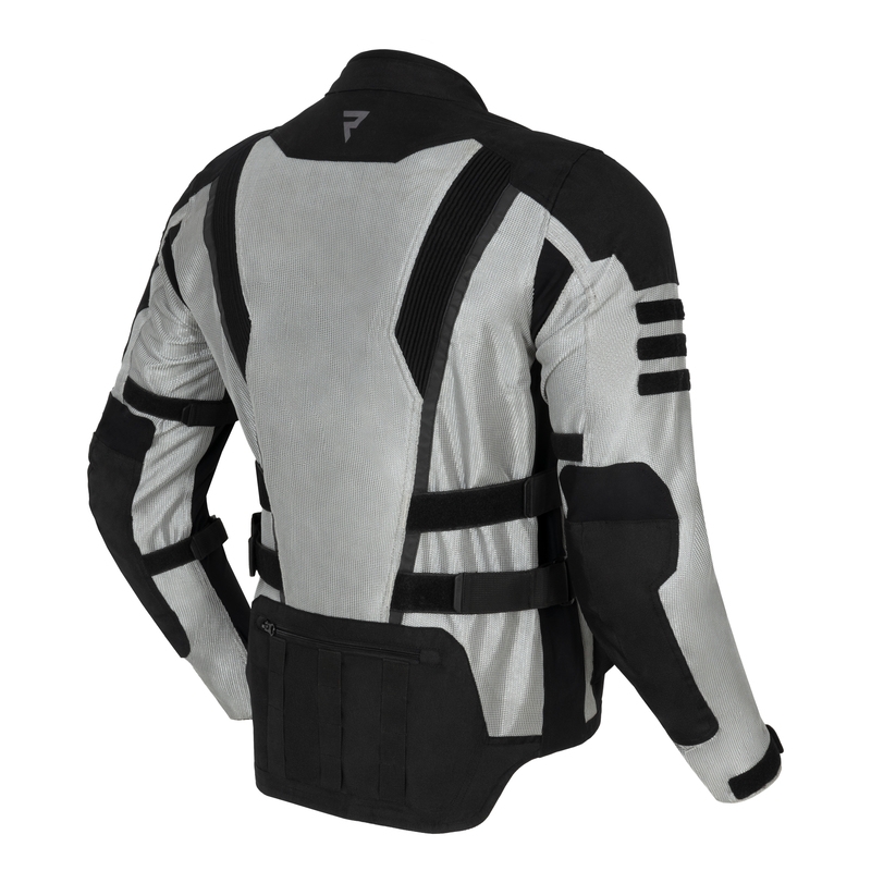 Rebelhorn Scandal II motorjas zilver-zwart