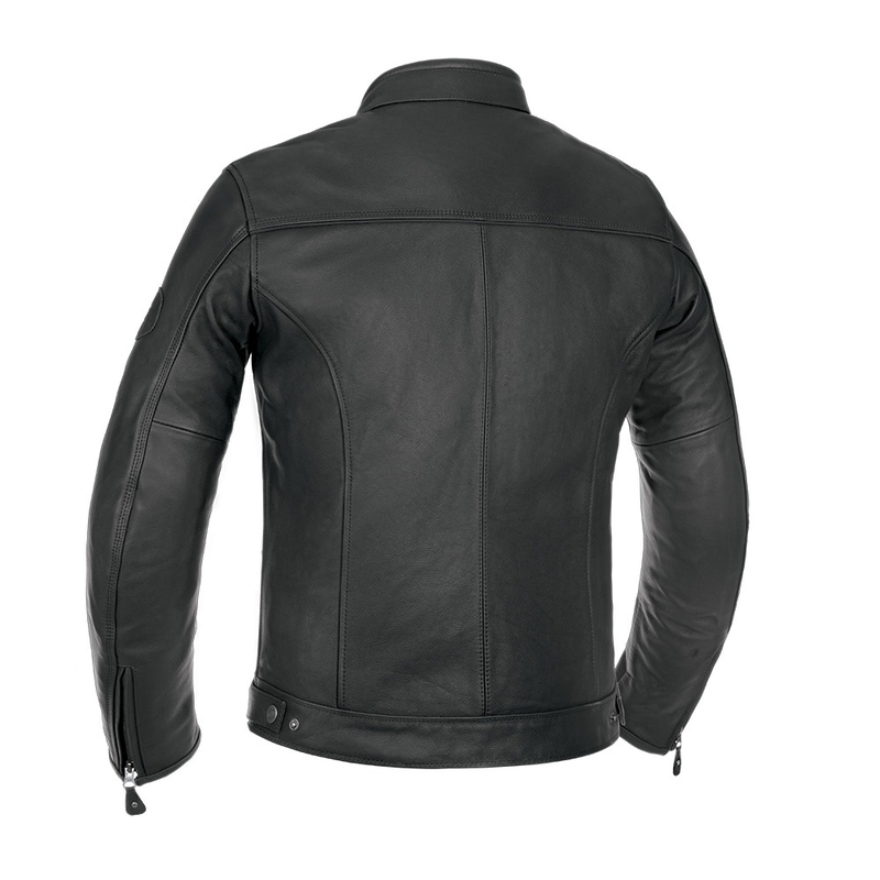 Oxford Walton zwart leren motorjack