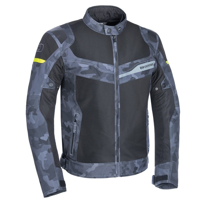 Oxford Dakar D2D Air camouflage grijs motorjack uitverkoop