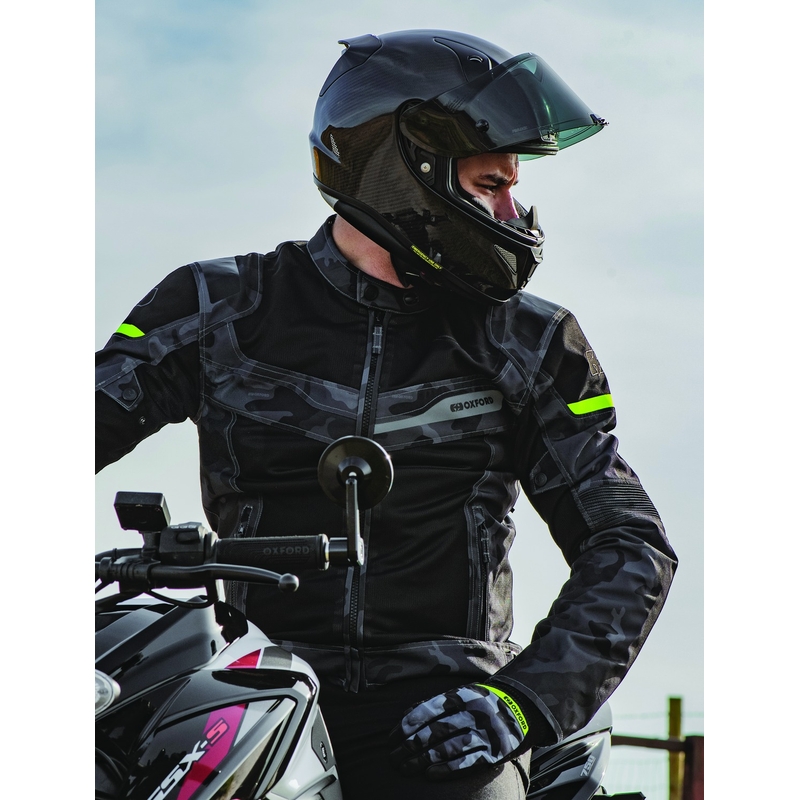 Oxford Dakar D2D Air camouflage grijs motorjack uitverkoop