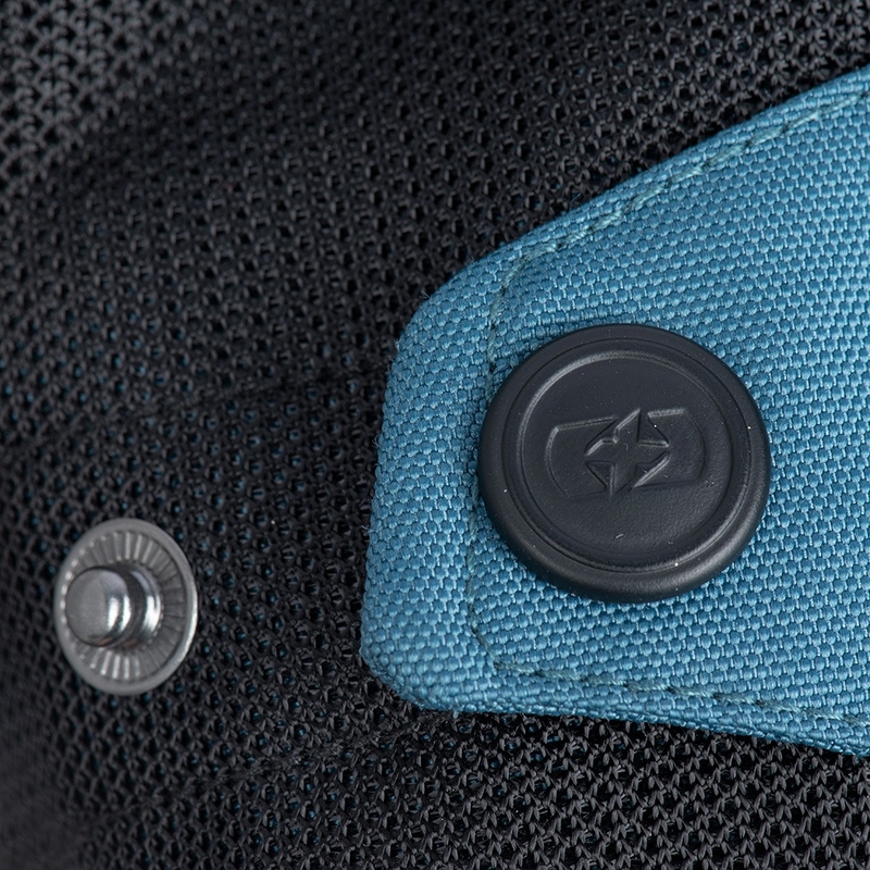 Oxford Dakar D2D Air zilver-blauw-fluo geel motorjack