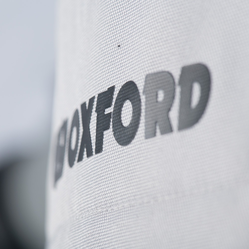 Oxford Dakar D2D Air zilver-blauw-fluo geel motorjack