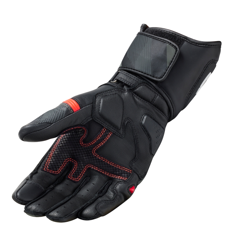 Motorhandschoenen Revit League 2 zwart-fluorood