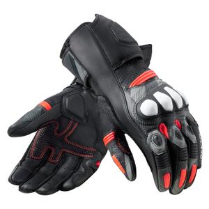 Motorhandschoenen Revit League 2 zwart-fluorood