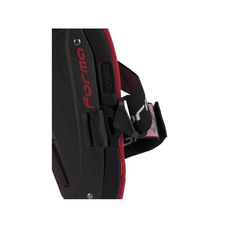 Kniebeschermers Forma Tri-Flex zwart-zilver-rood