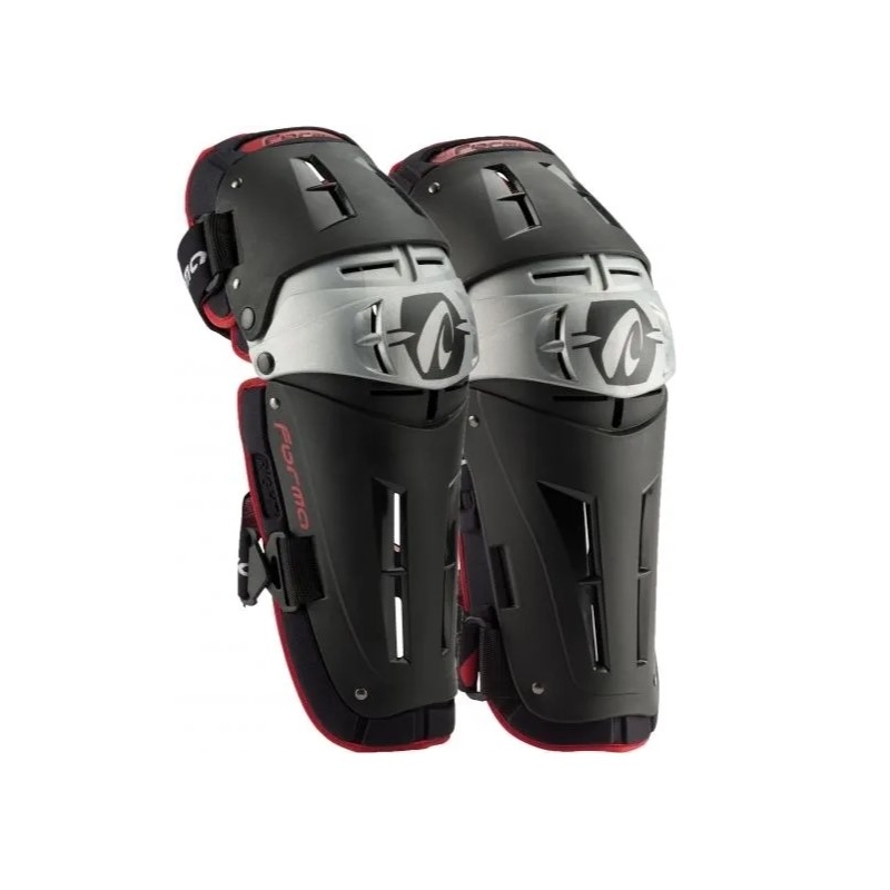 Kniebeschermers Forma Tri-Flex zwart-zilver-rood