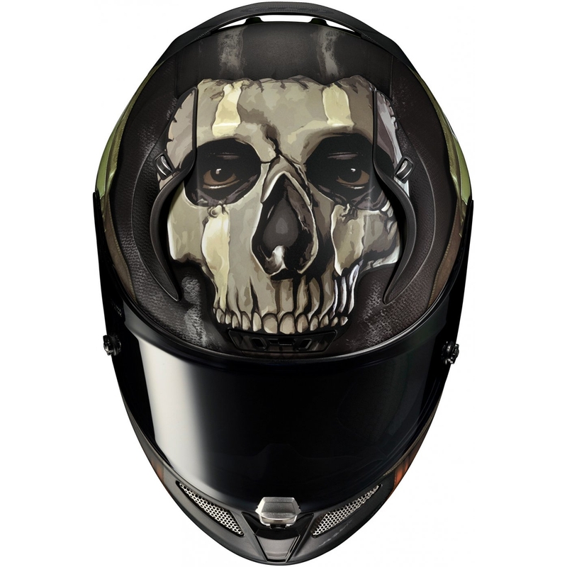 Integraal motorhelm HJC RPHA 11 Ghost Call Of Duty MC34SF zwart-bruin-groen uitverkoop