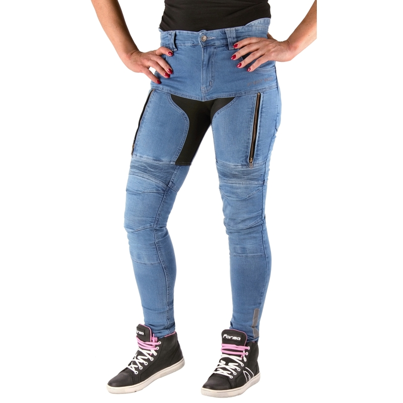 Dámské jeansy na motorku Street Racer Denim