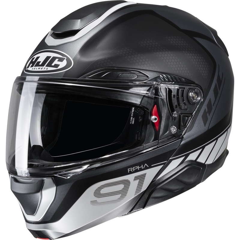 HJC RPHA 91 Rafino MC5SF motorhelm grijs-zwart