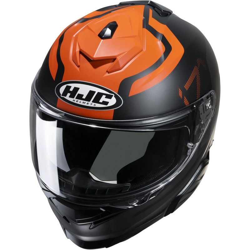 HJC i71 Enta MC7SF zwart-grijs-oranje integraal motorhelm