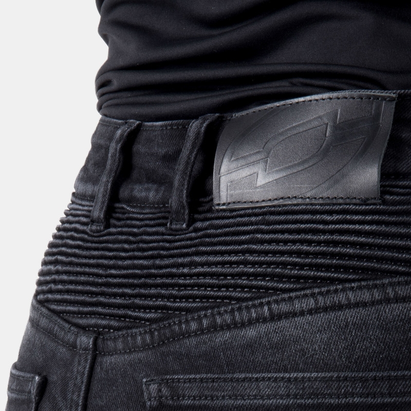 Damesmodel Ozone Agness II Black Motorcycle Jeans