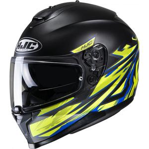 HJC C70 Pentas MC3HSF zwart-blauw-fluo geel integraal motorhelm